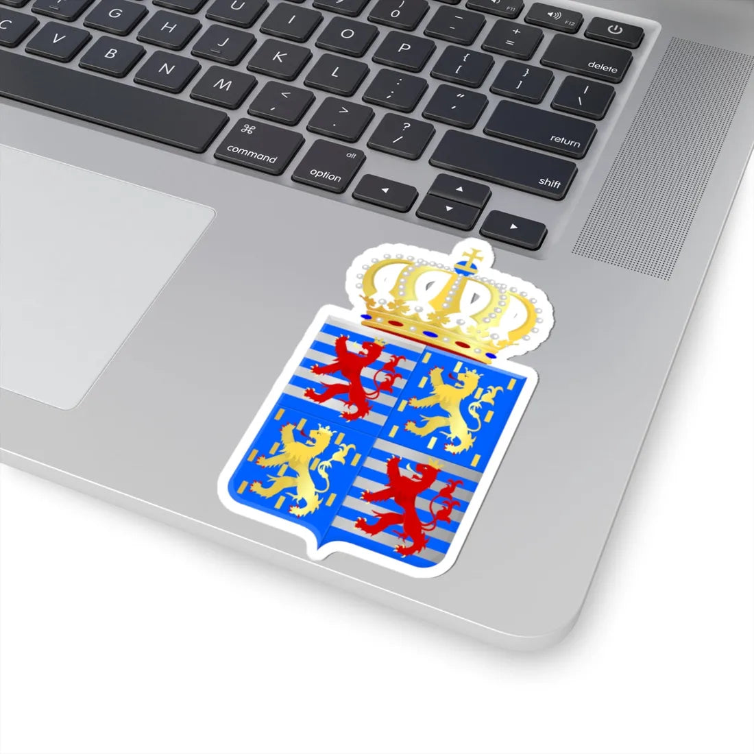 Lesser coat of arms of the grand-duke of Luxembourg since 2000 (Luxembourg) (Coat of Arms) STICKER Vinyl Kiss-Cut Decal - The Sticker Space