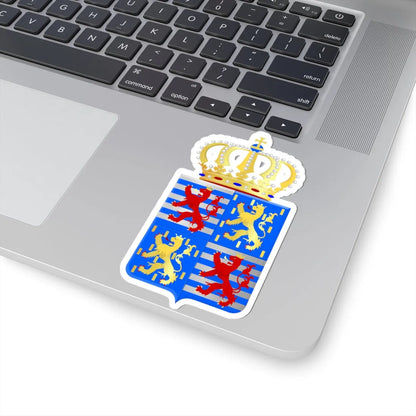 Lesser coat of arms of the grand-duke of Luxembourg since 2000 (Luxembourg) (Coat of Arms) STICKER Vinyl Kiss-Cut Decal - The Sticker Space
