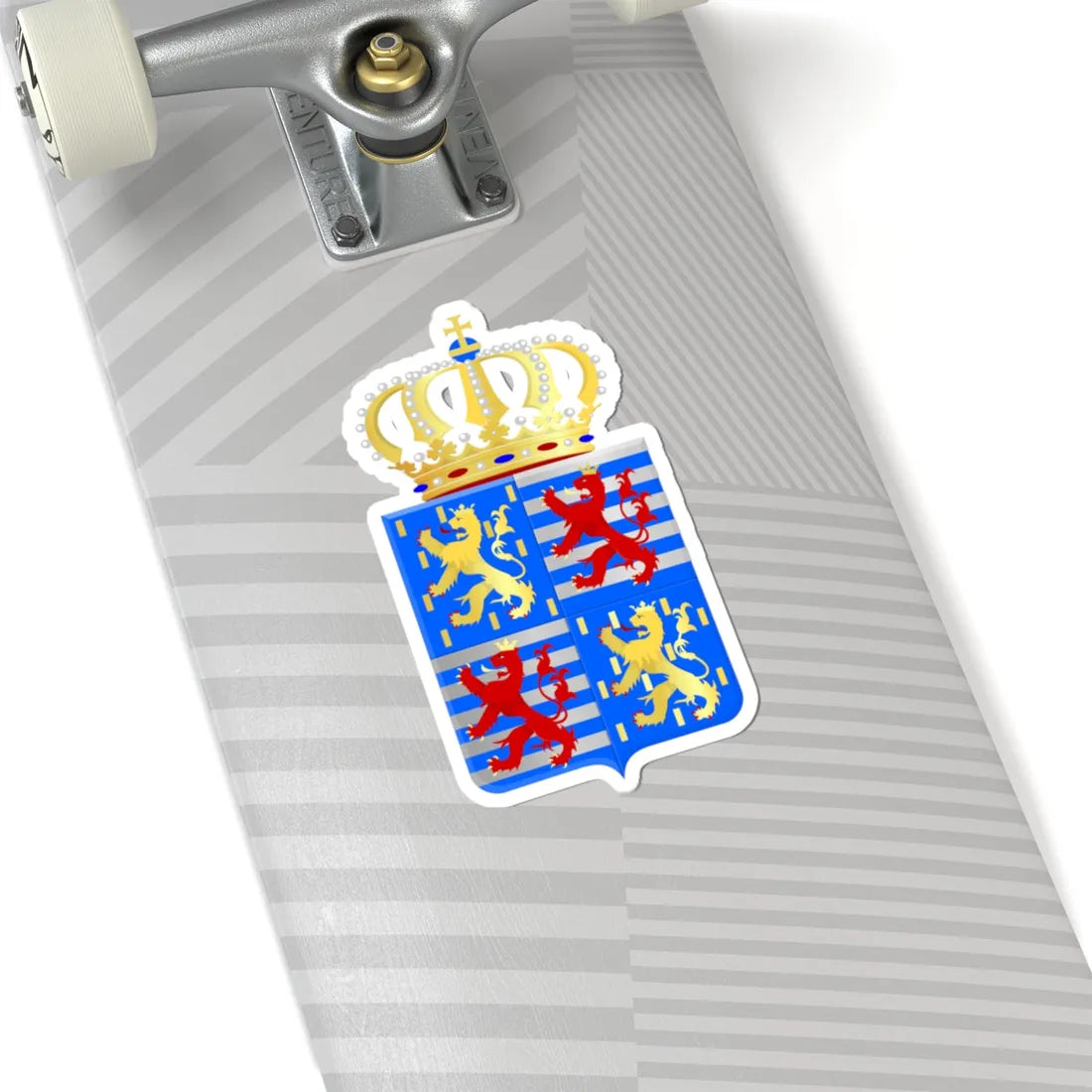 Lesser coat of arms of the Grand Dukes of Luxembourg prior to 2000 (Luxembourg) (Coat of Arms) STICKER Vinyl Kiss-Cut Decal - The Sticker Space