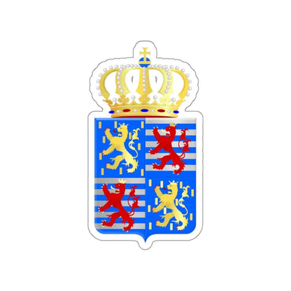 Lesser coat of arms of the Grand Dukes of Luxembourg prior to 2000 STICKER Vinyl Die-Cut Decal - The Sticker Space