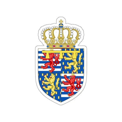 Lesser coat of arms of the Hereditary Grand Duke of Luxembourg (2000) STICKER Vinyl Die-Cut Decal 4 Inch - The Sticker Space