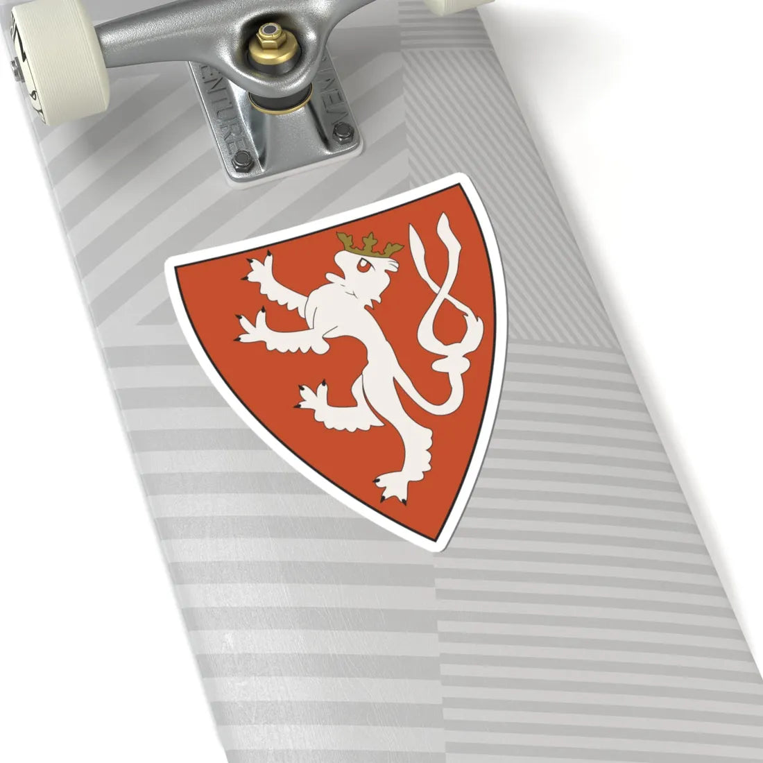 Lesser coat of arms of the Kingdom of Bohemia Wenceslaus II of Bohemia (Czech Republic) (Coat of Arms) STICKER Vinyl Kiss-Cut Decal - The Sticker Space