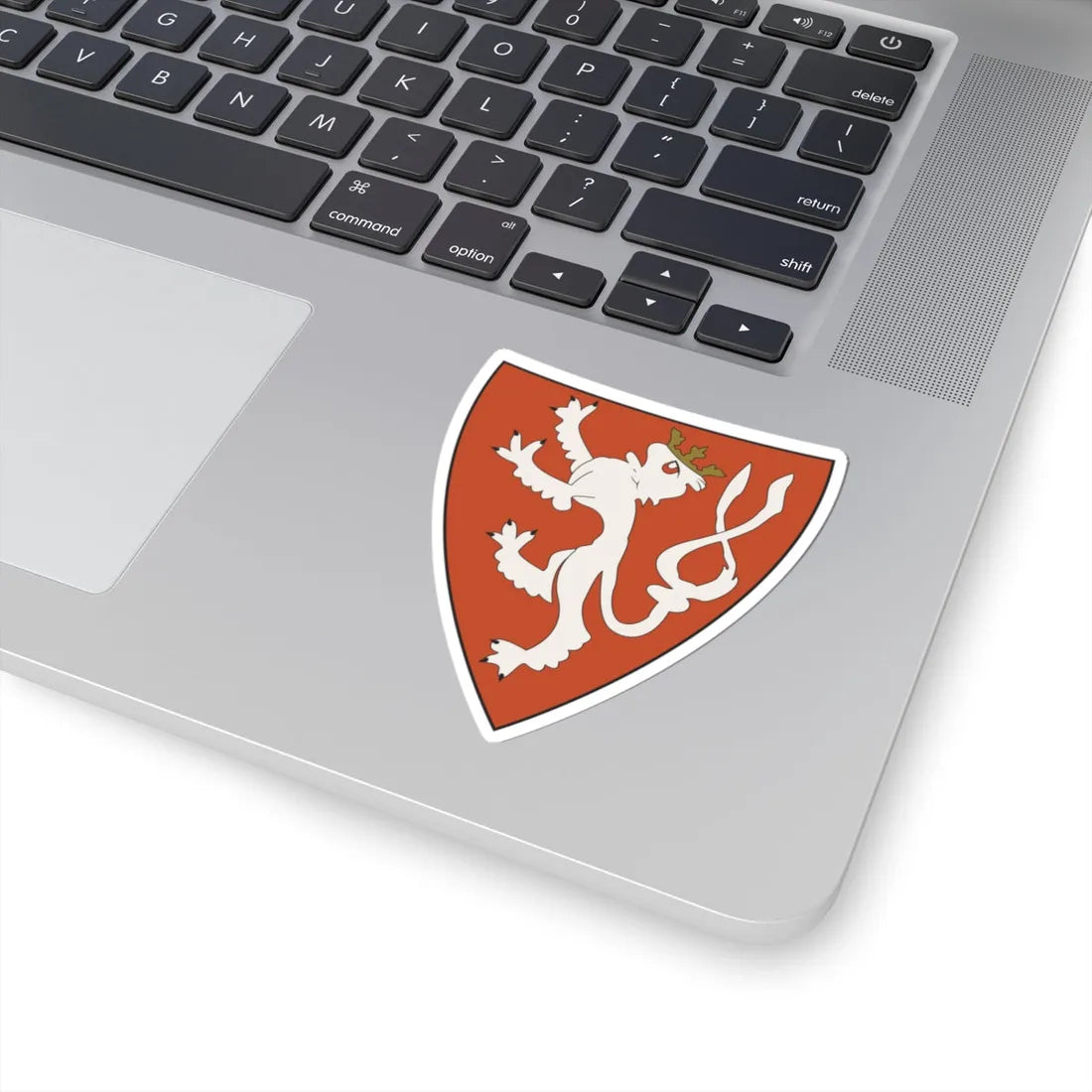 Lesser coat of arms of the Kingdom of Bohemia Wenceslaus II of Bohemia (Czech Republic) (Coat of Arms) STICKER Vinyl Kiss-Cut Decal - The Sticker Space