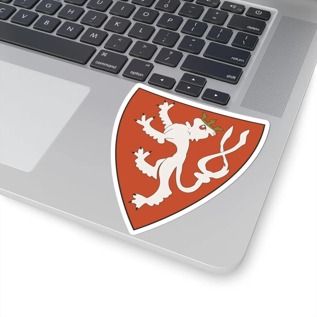 Lesser coat of arms of the Kingdom of Bohemia Wenceslaus II of Bohemia (Czech Republic) (Coat of Arms) STICKER Vinyl Kiss-Cut Decal - The Sticker Space