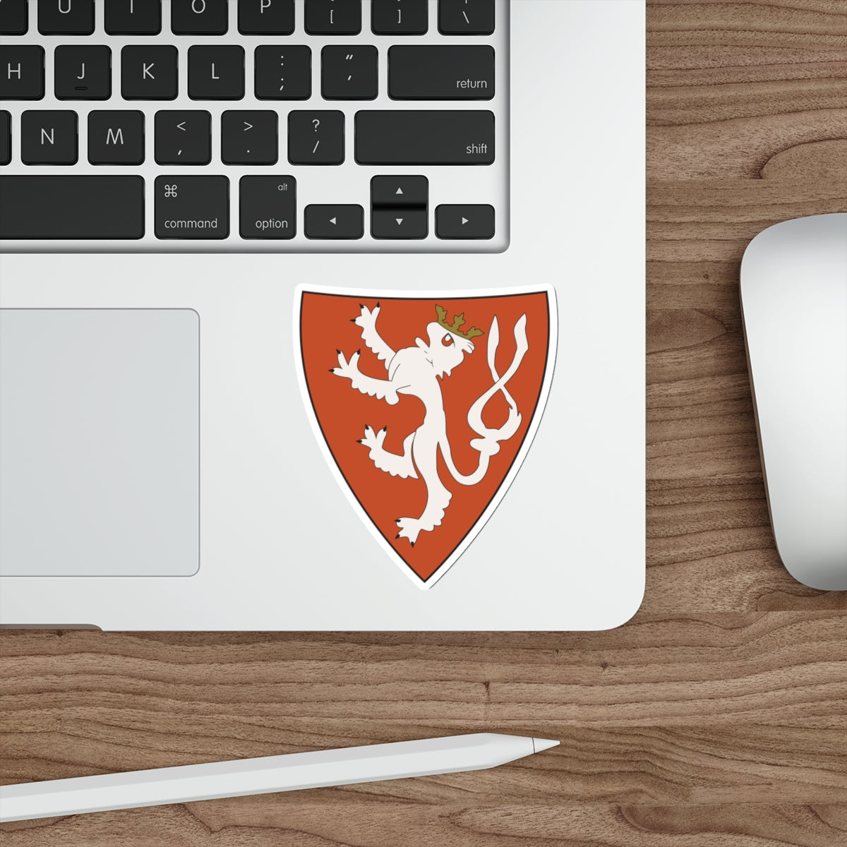 Lesser coat of arms of the Kingdom of Bohemia (Wenceslaus II of Bohemia) STICKER Vinyl Die-Cut Decal-The Sticker Space