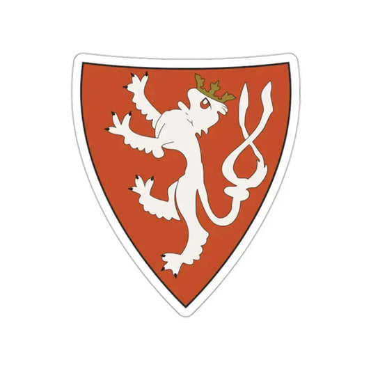 Lesser coat of arms of the Kingdom of Bohemia (Wenceslaus II of Bohemia) STICKER Vinyl Die-Cut Decal 2 Inch - The Sticker Space