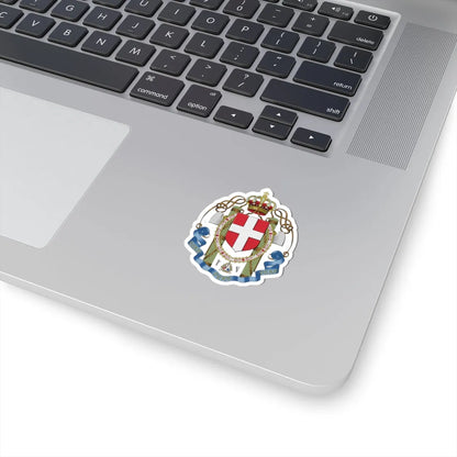 Lesser coat of arms of the Kingdom of Italy 1929-1943 (Italy) (Coat of Arms) STICKER Vinyl Kiss-Cut Decal - The Sticker Space