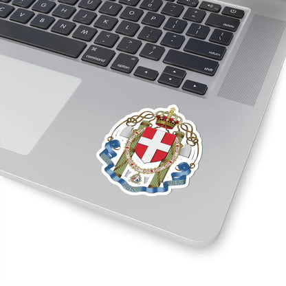 Lesser coat of arms of the Kingdom of Italy 1929-1943 (Italy) (Coat of Arms) STICKER Vinyl Kiss-Cut Decal - The Sticker Space