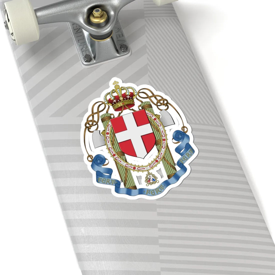 Lesser coat of arms of the Kingdom of Italy 1929-1943 (Italy) (Coat of Arms) STICKER Vinyl Kiss-Cut Decal - The Sticker Space