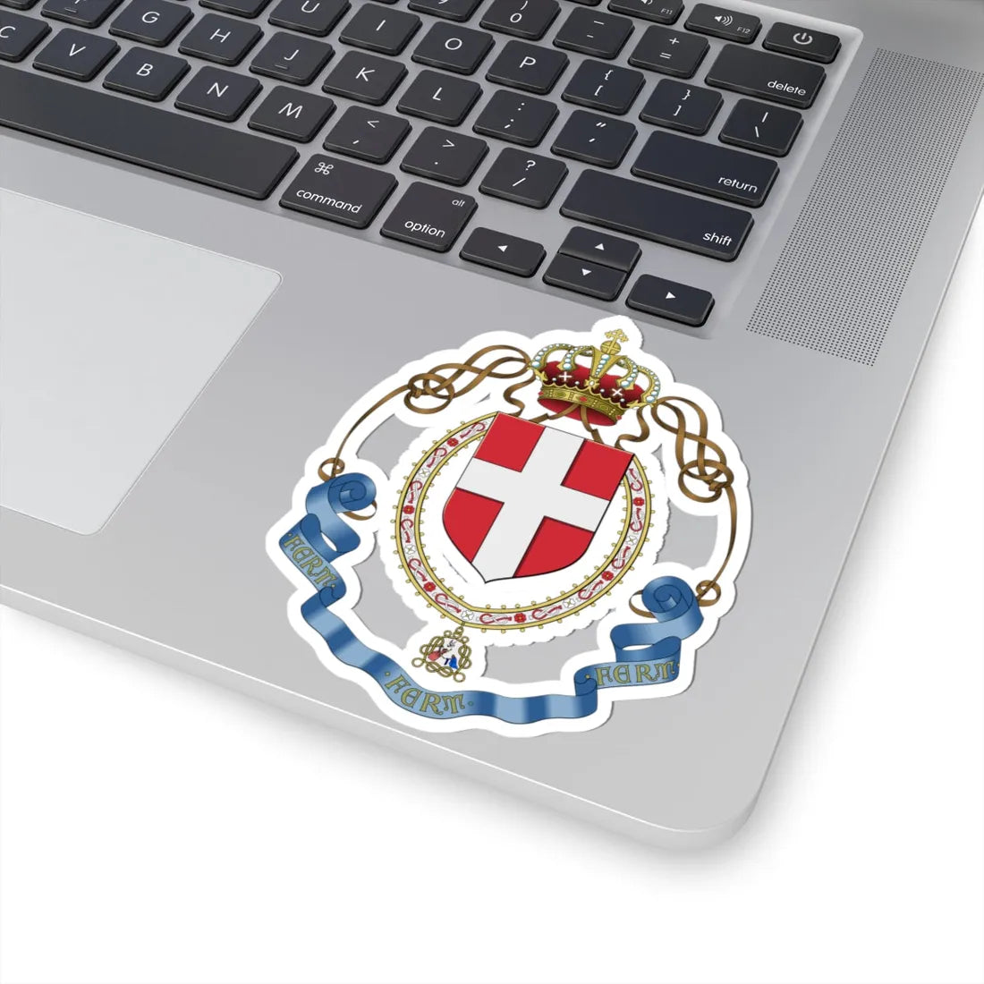 Lesser coat of arms of the Kingdom of Italy 1943-1943 (Italy) (Coat of Arms) STICKER Vinyl Kiss-Cut Decal - The Sticker Space