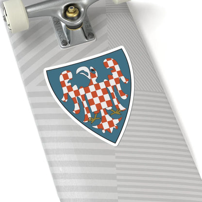 Lesser coat of arms of the Margraviate of Moravia Wenceslaus II (Czech Republic) (Coat of Arms) STICKER Vinyl Kiss-Cut Decal - The Sticker Space