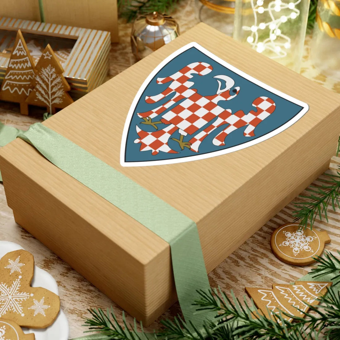 Lesser coat of arms of the Margraviate of Moravia Wenceslaus II (Czech Republic) (Coat of Arms) STICKER Vinyl Kiss-Cut Decal - The Sticker Space