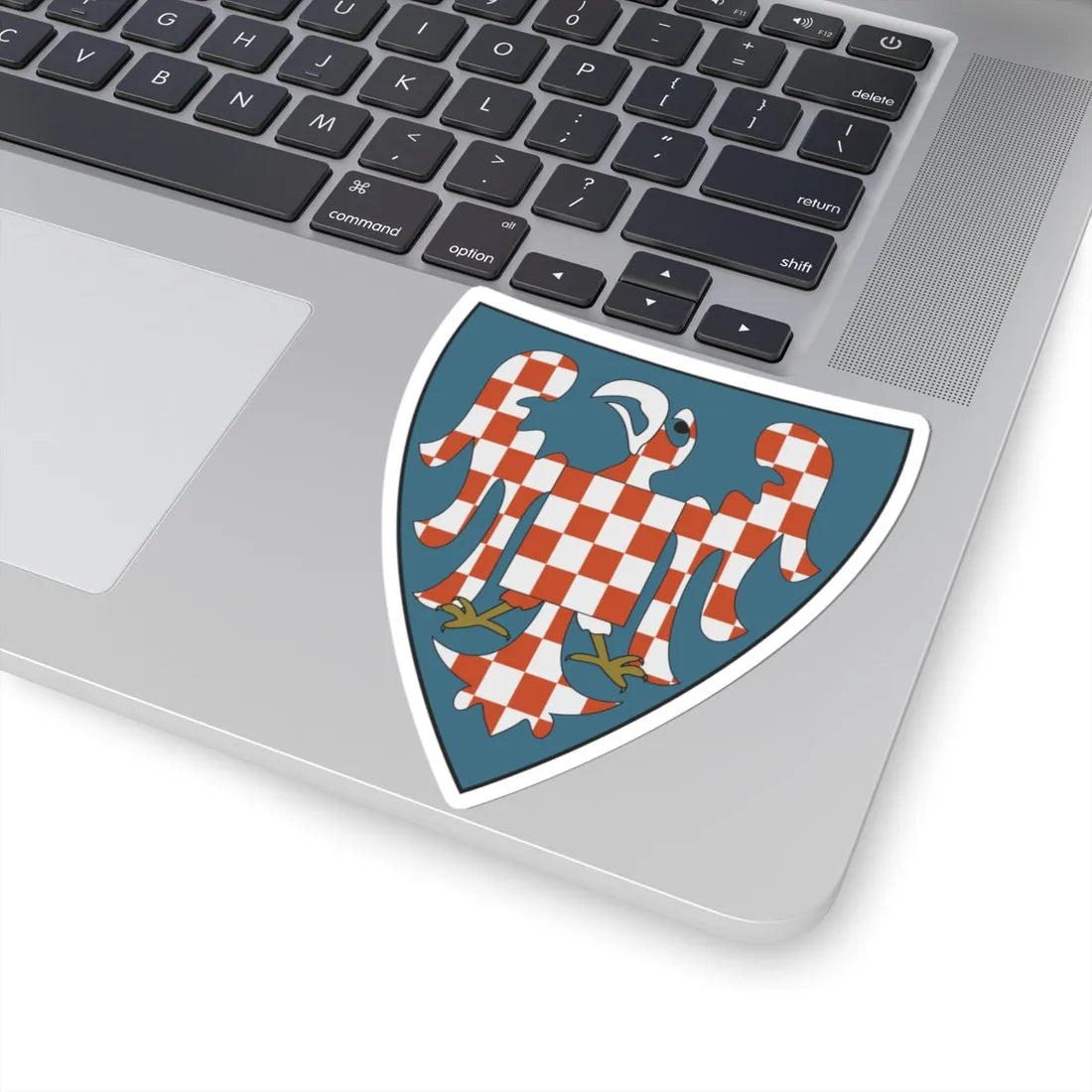 Lesser coat of arms of the Margraviate of Moravia Wenceslaus II (Czech Republic) (Coat of Arms) STICKER Vinyl Kiss-Cut Decal - The Sticker Space