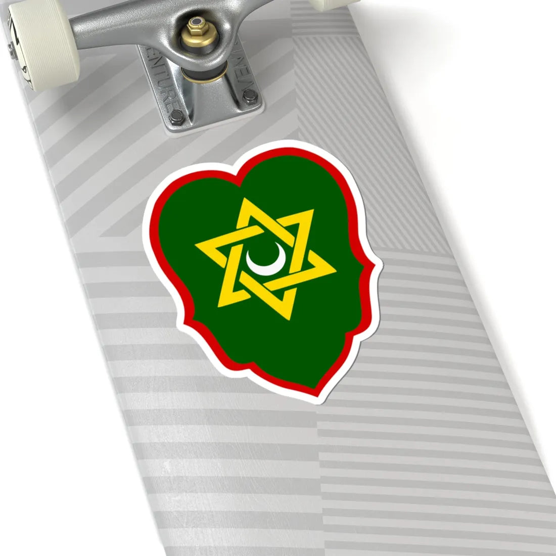 Lesser coat of arms of the Regency of Algiers (Algeria) (Coat of Arms) STICKER Vinyl Kiss-Cut Decal - The Sticker Space