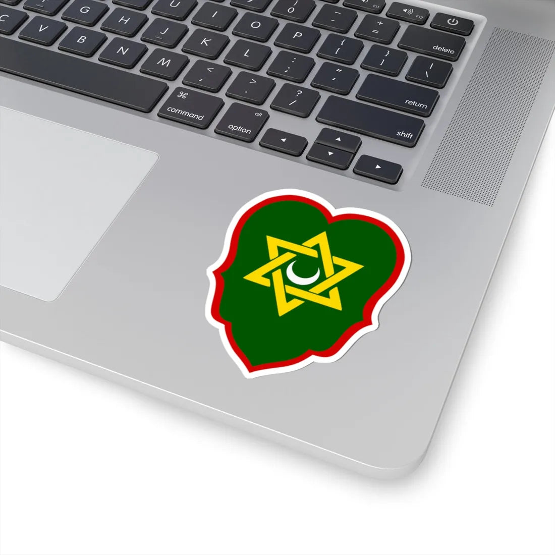 Lesser coat of arms of the Regency of Algiers (Algeria) (Coat of Arms) STICKER Vinyl Kiss-Cut Decal - The Sticker Space