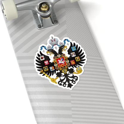 Lesser coat of arms of the Russian Empire (Russia) (Coat of Arms) STICKER Vinyl Kiss-Cut Decal - The Sticker Space