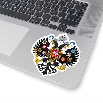 Lesser coat of arms of the Russian Empire (Russia) (Coat of Arms) STICKER Vinyl Kiss-Cut Decal - The Sticker Space