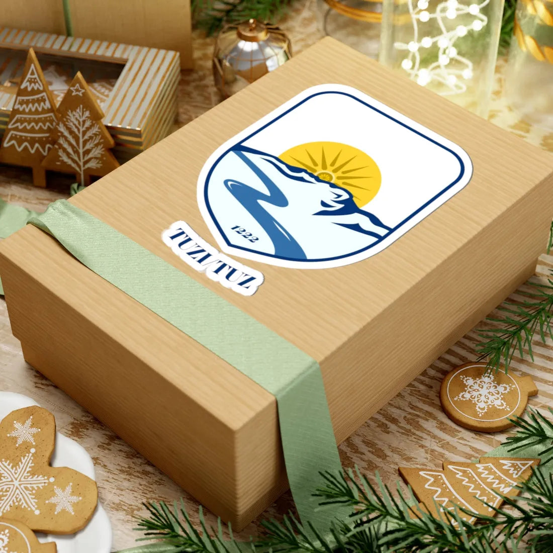 Lesser coat of arms of Tuzi (Montenegro) (Coat of Arms) STICKER Vinyl Kiss-Cut Decal - The Sticker Space