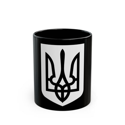 Lesser Coat of Arms of Ukraine 2 - Black Coffee Mug-11oz-The Sticker Space