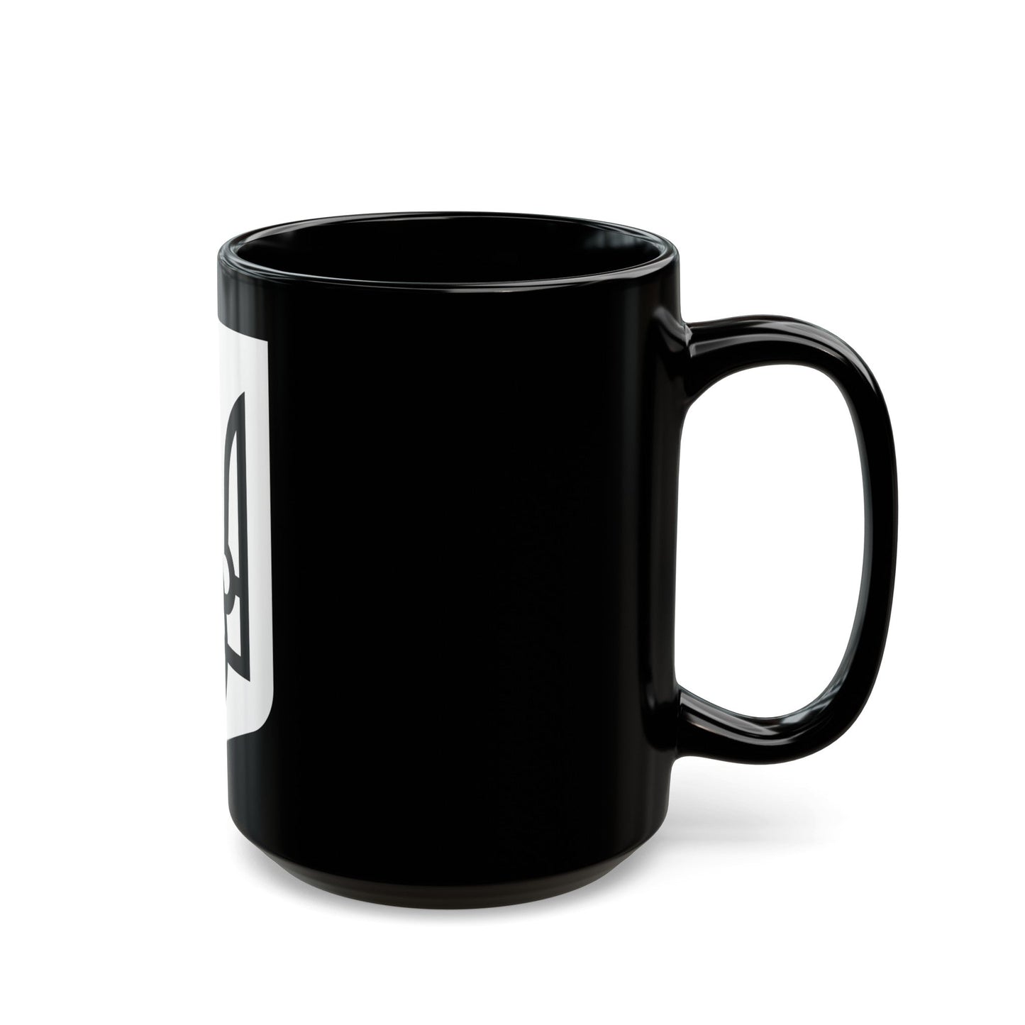 Lesser Coat of Arms of Ukraine 2 - Black Coffee Mug-The Sticker Space