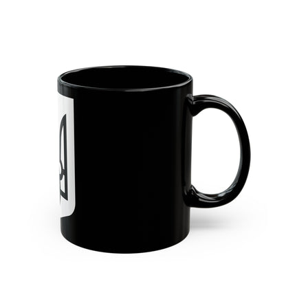 Lesser Coat of Arms of Ukraine 2 - Black Coffee Mug-The Sticker Space