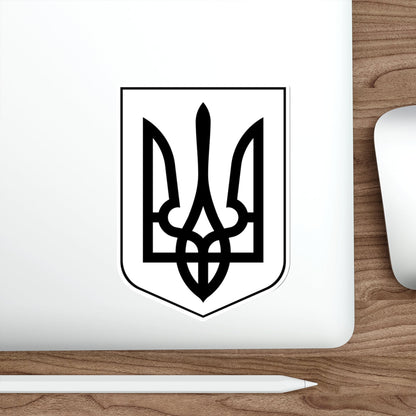 Lesser Coat of Arms of Ukraine 2 STICKER Vinyl Die-Cut Decal-The Sticker Space