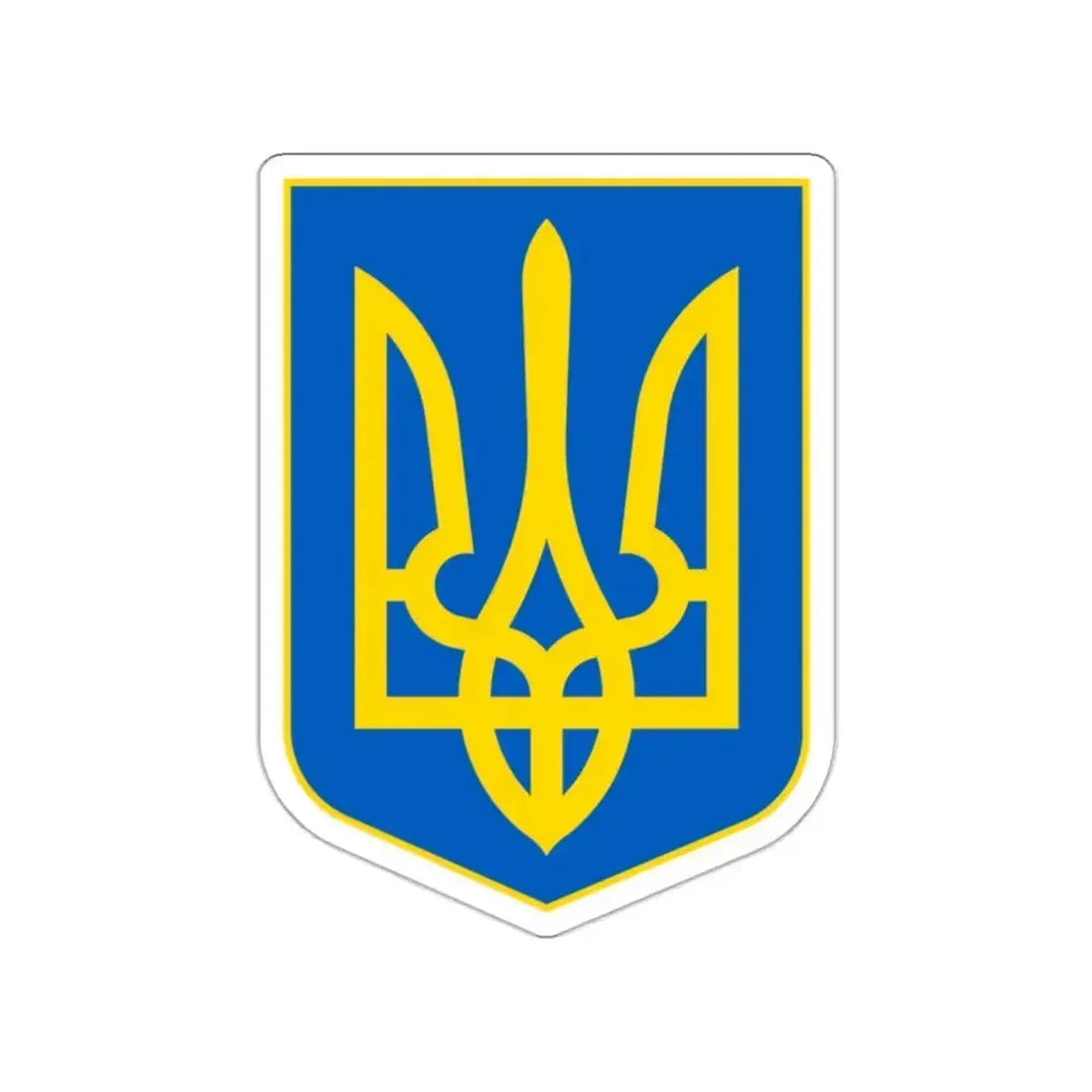 Lesser Coat of Arms of Ukraine STICKER Vinyl Die-Cut Decal 2 Inch - The Sticker Space