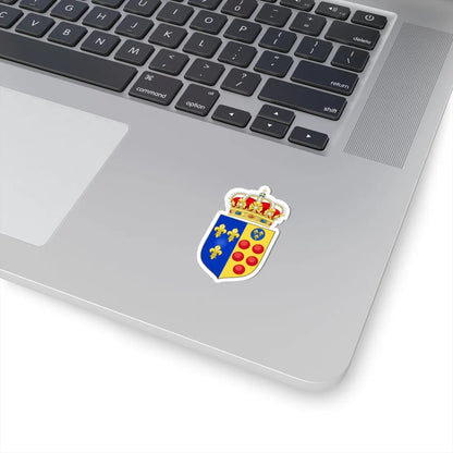 Lesser crowned Arms of Etruria (Italy) (Coat of Arms) STICKER Vinyl Kiss-Cut Decal - The Sticker Space