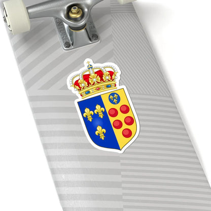Lesser crowned Arms of Etruria (Italy) (Coat of Arms) STICKER Vinyl Kiss-Cut Decal - The Sticker Space