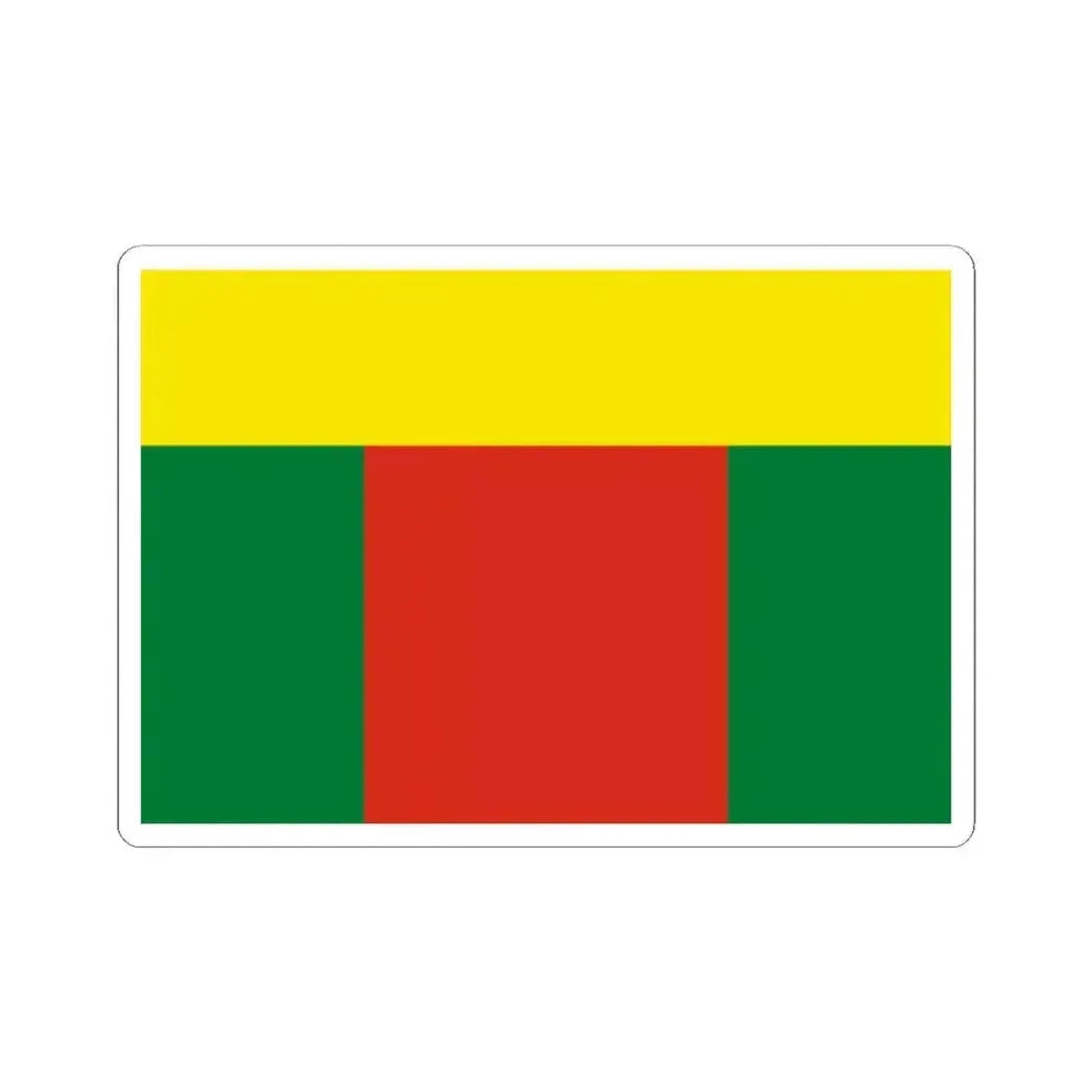 Lesser Flag of Bolivia 1826-1831 (Bolivia) STICKER Vinyl Kiss-Cut Decal 2 Inch White - The Sticker Space