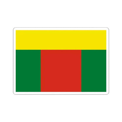 Lesser Flag of Bolivia 1826-1831 (Bolivia) STICKER Vinyl Kiss-Cut Decal 4 Inch White - The Sticker Space