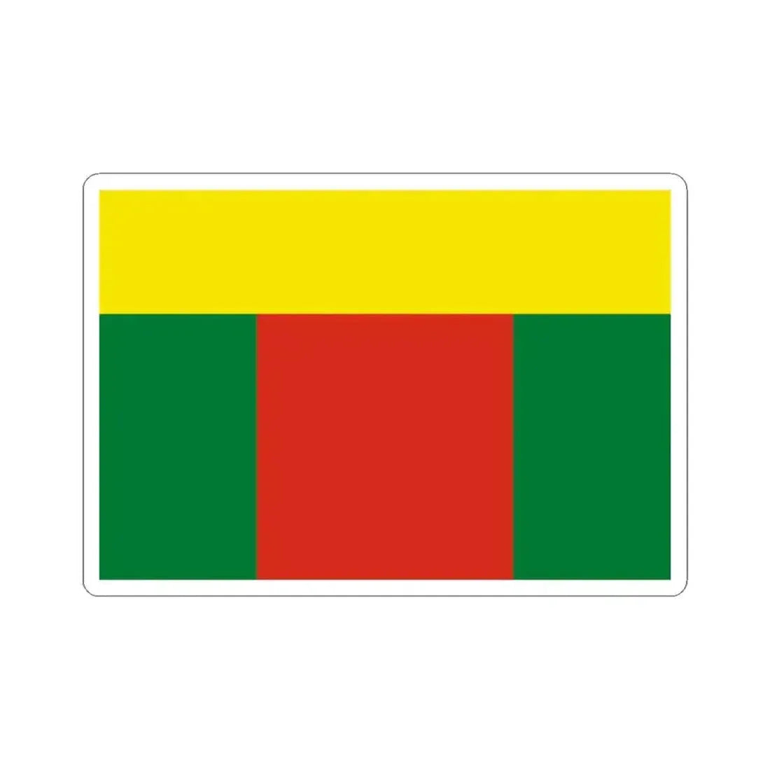 Lesser Flag of Bolivia 1826-1831 (Bolivia) STICKER Vinyl Kiss-Cut Decal 6 Inch White - The Sticker Space