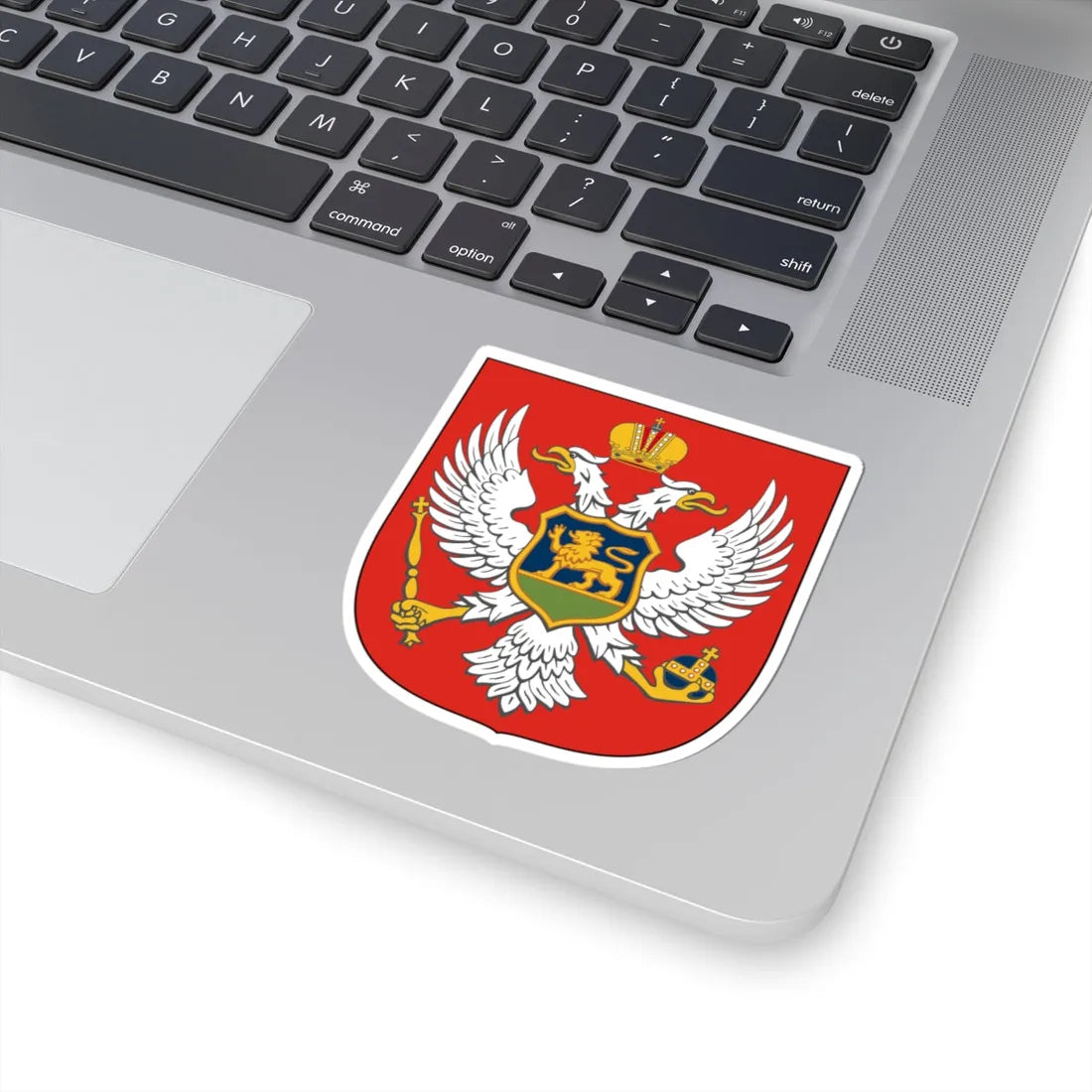 Lesser Royal Arms of Montenegro (Montenegro) (Coat of Arms) STICKER Vinyl Kiss-Cut Decal - The Sticker Space