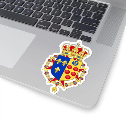 Lesser Royal Coat of Arms of Etruria (Italy) (Coat of Arms) STICKER Vinyl Kiss-Cut Decal - The Sticker Space