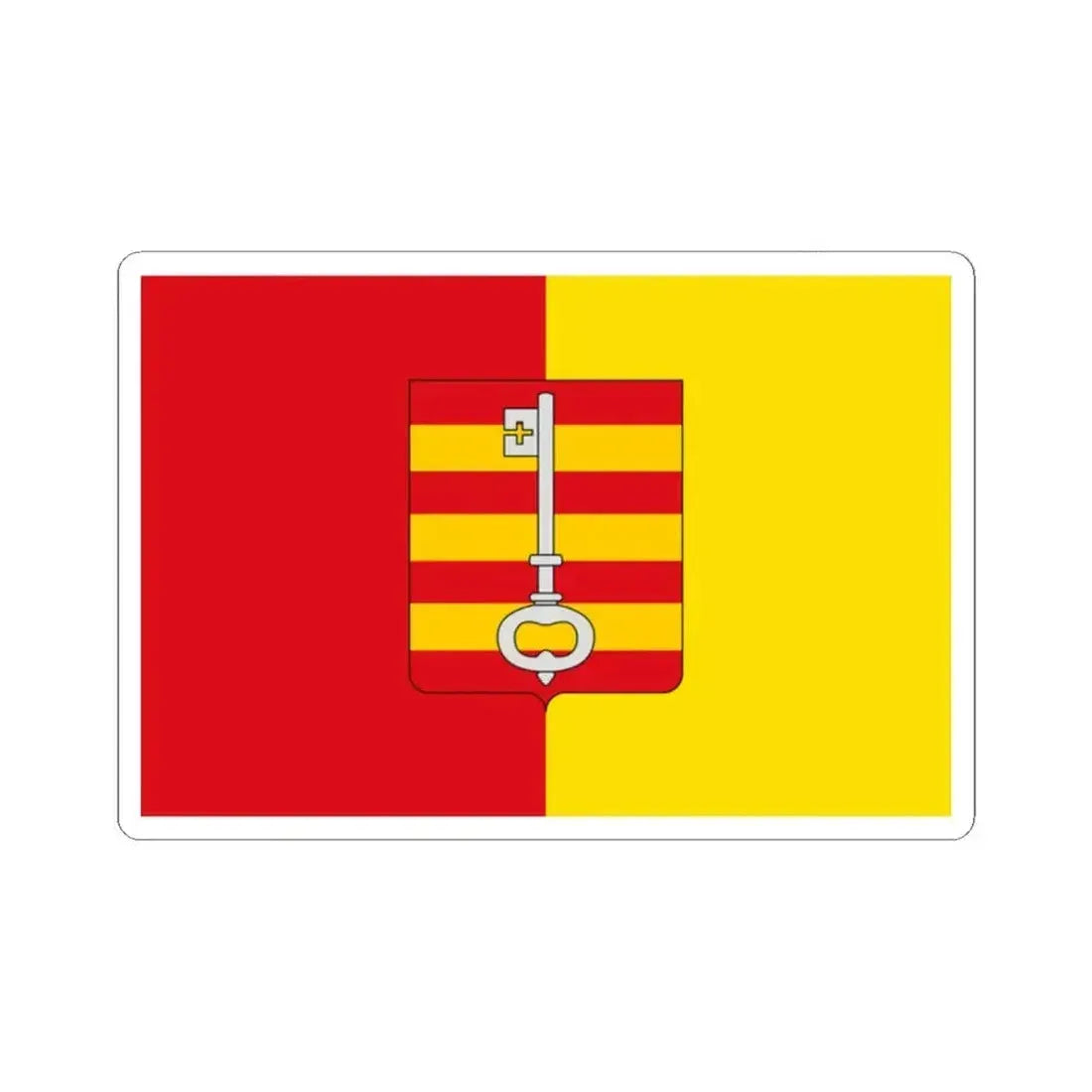 Lessines Belgium (Belgium) STICKER Vinyl Kiss-Cut Decal 2 Inch White - The Sticker Space