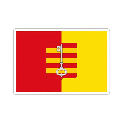 Lessines Belgium (Belgium) STICKER Vinyl Kiss-Cut Decal 4 Inch White - The Sticker Space