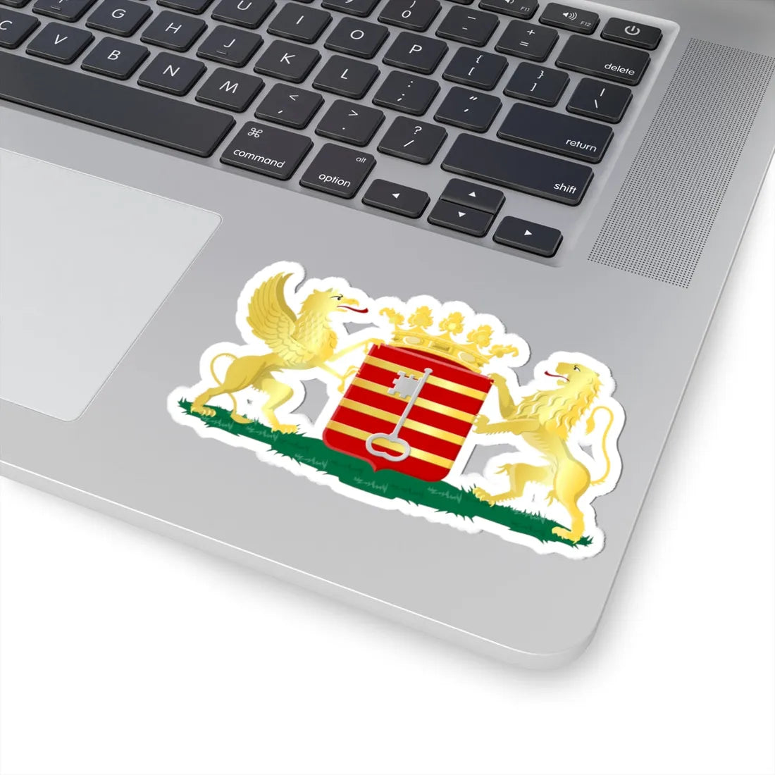 Lessines wapen (Belgium) (Coat of Arms) STICKER Vinyl Kiss-Cut Decal - The Sticker Space