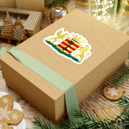 Lessines wapen HRVA 1818 (Belgium) (Coat of Arms) STICKER Vinyl Kiss-Cut Decal - The Sticker Space