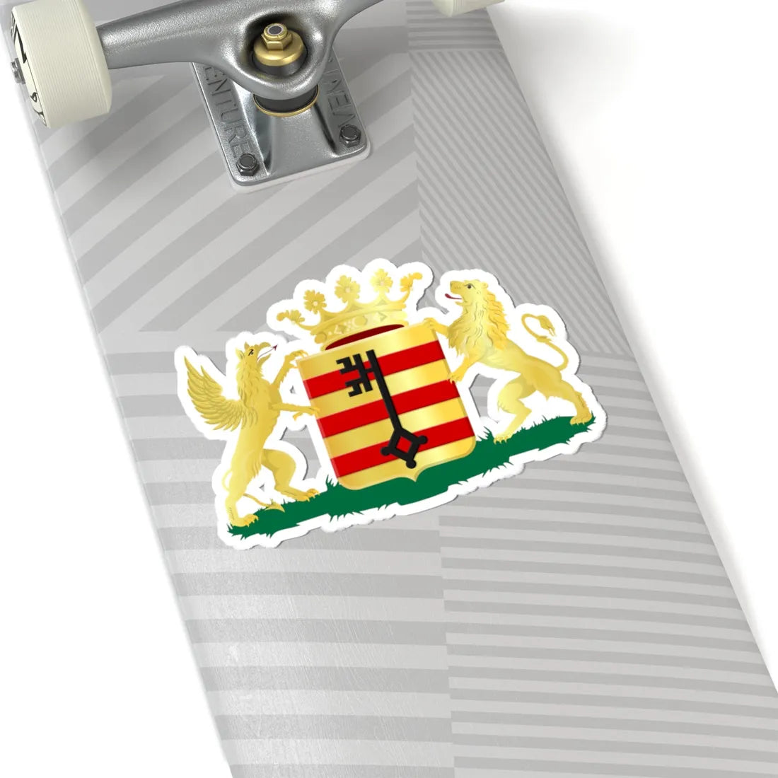 Lessines wapen HRVA 1818 (Belgium) (Coat of Arms) STICKER Vinyl Kiss-Cut Decal - The Sticker Space