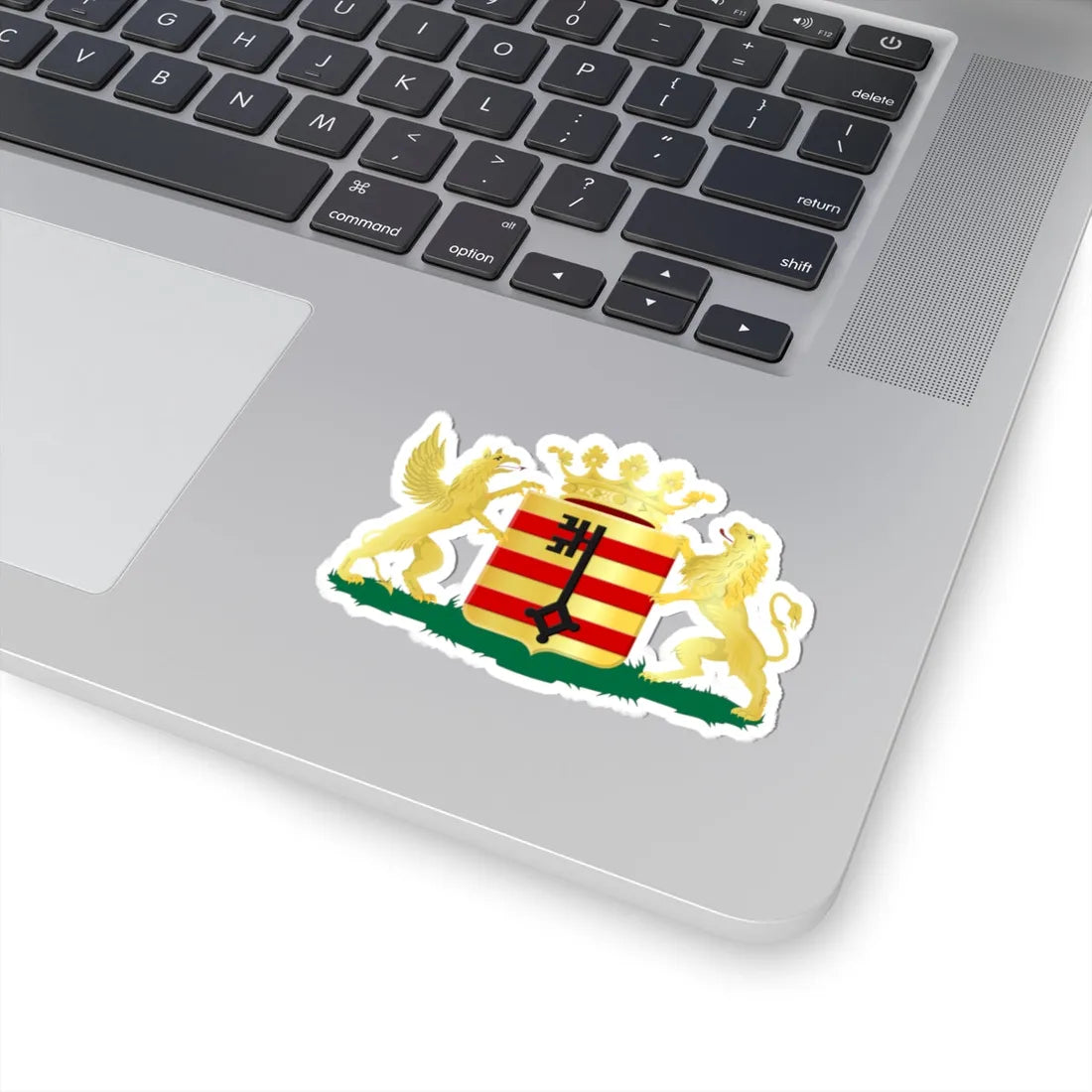 Lessines wapen HRVA 1818 (Belgium) (Coat of Arms) STICKER Vinyl Kiss-Cut Decal - The Sticker Space