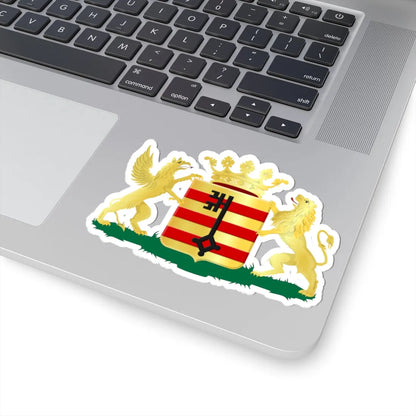 Lessines wapen HRVA 1818 (Belgium) (Coat of Arms) STICKER Vinyl Kiss-Cut Decal - The Sticker Space