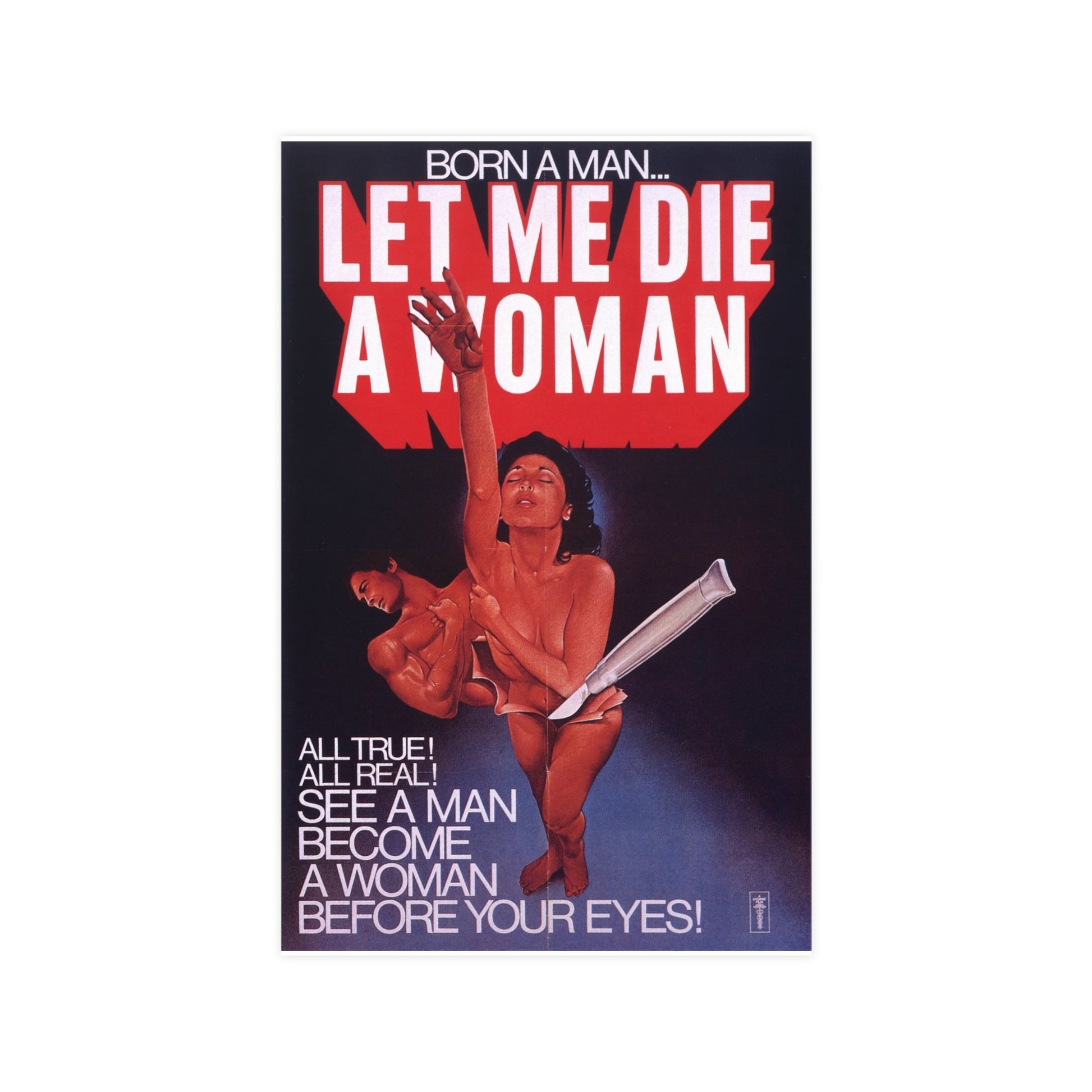 LET ME DIE A WOMAN 1977 - Paper Movie Poster-11″ x 17″ (Vertical)-The Sticker Space