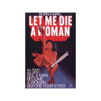 LET ME DIE A WOMAN 1977 - Paper Movie Poster-12″ x 18″ (Vertical)-The Sticker Space