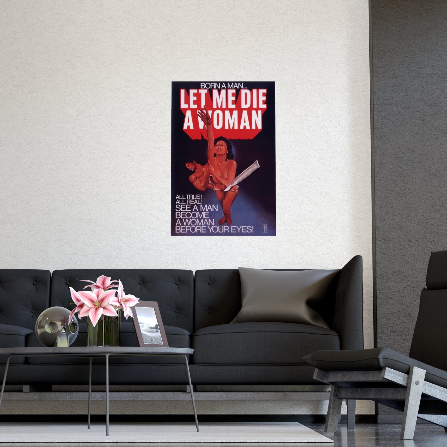 LET ME DIE A WOMAN 1977 - Paper Movie Poster-The Sticker Space