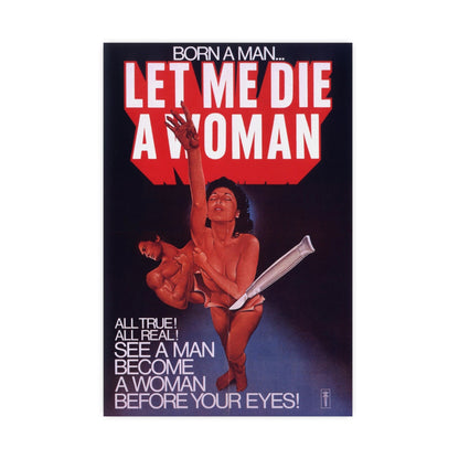 LET ME DIE A WOMAN 1977 - Paper Movie Poster-16″ x 24″ (Vertical)-The Sticker Space