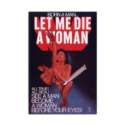 LET ME DIE A WOMAN 1977 - Paper Movie Poster-20″ x 30″ (Vertical)-The Sticker Space