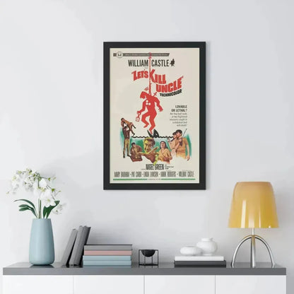 LET'S KILL UNCLE 1966 - Framed Movie Poster - The Sticker Space