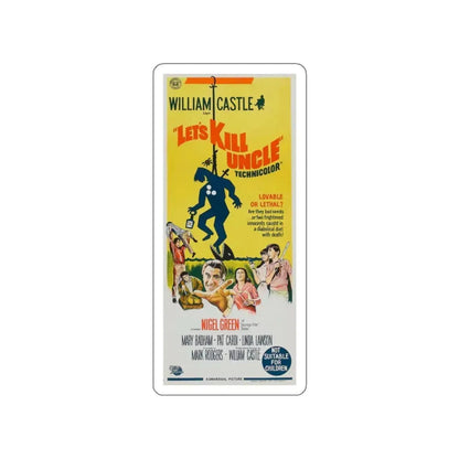 LET'S KILL UNCLE (2) 1966 Movie Poster STICKER Vinyl Die-Cut Decal 3 Inch - The Sticker Space