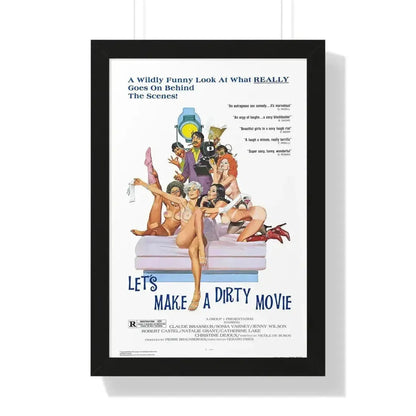 LET'S MAKE A DIRTY MOVIE 1976 - Framed Movie Poster - The Sticker Space