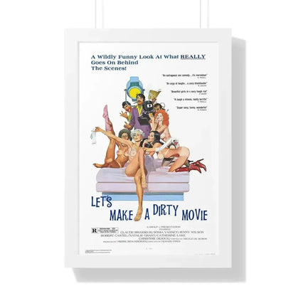 LET'S MAKE A DIRTY MOVIE 1976 - Framed Movie Poster - The Sticker Space
